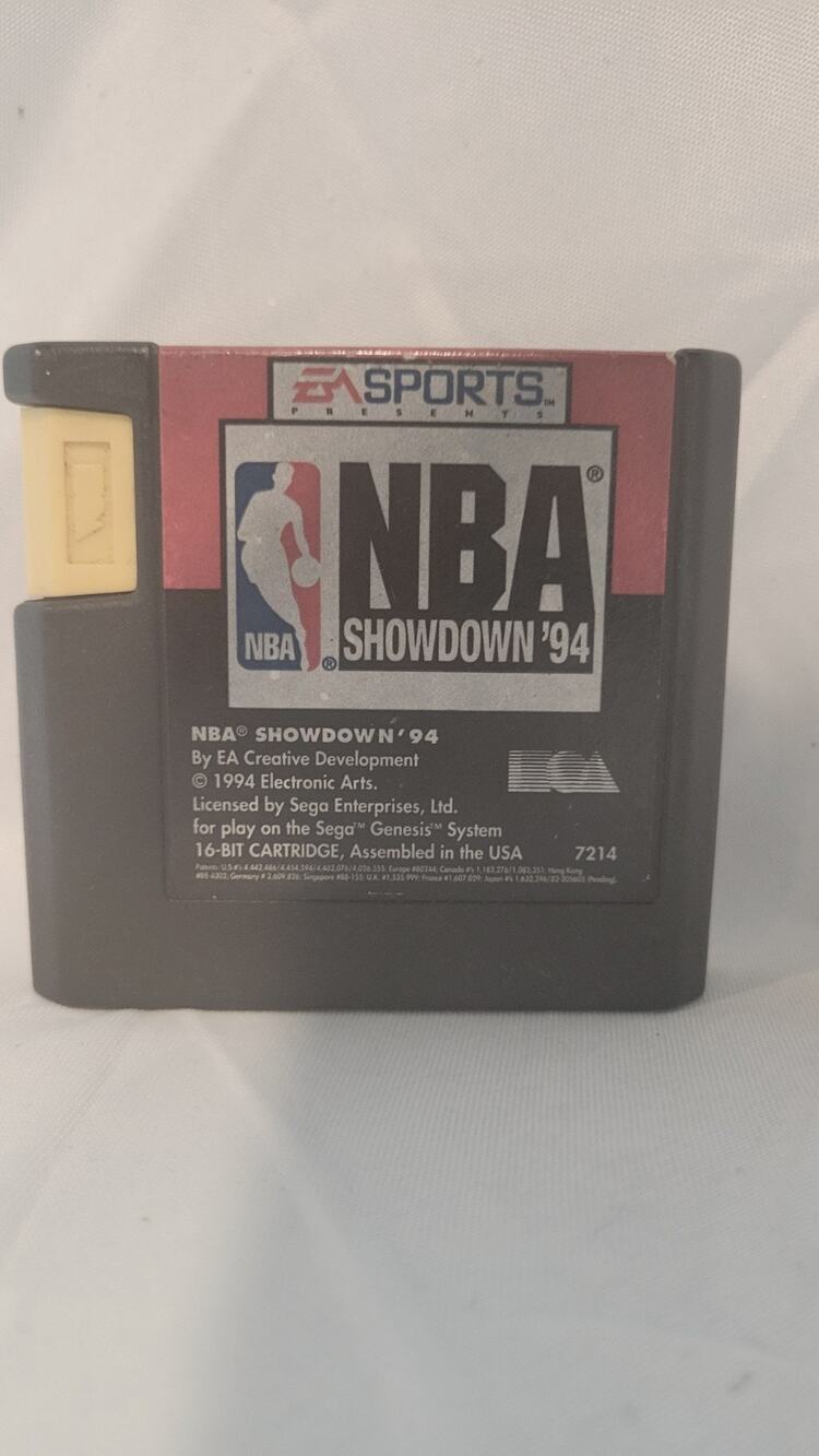 NBA Showdown '94 Sega Genesis Game Cartridge Only EA Sports Basketball